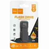 Накопитель USB Flash (USB 2.0) 64GB Hoco UD6 Insightful (черный)