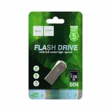 Накопитель USB Flash (USB 2.0) 128GB Hoco UD4 Intelligent (серебро)