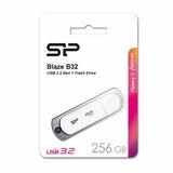 Накопитель USB 3.2 64Gb Silicon Power Blaze B32 (SP064GBUF3B32V1W) (белый)