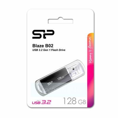 Накопитель USB 3.2 64Gb Silicon Power Blaze B10 (SP064GBUF3B10V1B) black