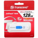 Накопитель USB 3.1 128GB Transcend JetFlash 790 (TS128GJF790) (белый)