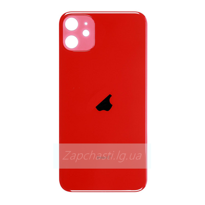 Задняя крышка для iPhone 11 Красный (широкий вырез под камеру)