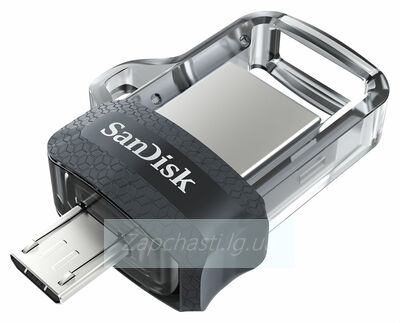 Накопитель USB 3.0+ MicroUSB 64Gb SanDisk Ultra Dual Drive (SDDD3-064G-G46)