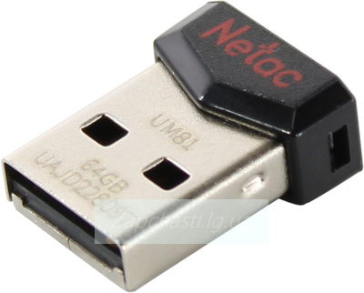 Накопитель USB 64Gb Netac UM81 (NT03UM81N-064G-20BK)