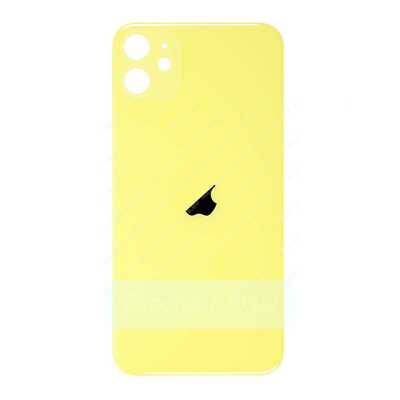 Задняя крышка для iPhone 11 Желтый (широкий вырез под камеру)