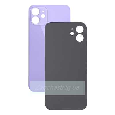 Задняя крышка для iPhone 12 mini Фиолетовый (широкий вырез под камеру)
