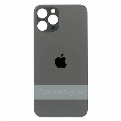 Задняя крышка для iPhone 12 Pro Max Серый (широкий вырез под камеру)