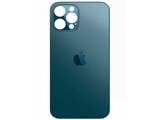 Задняя крышка для iPhone 12 Pro Max Синий (широкий вырез под камеру)