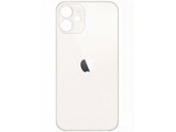 Задняя крышка для iPhone 12 Белый (широкий вырез под камеру)