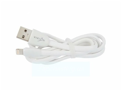 Кабель USB VIXION (K12) Type-C (1м) силиконовый (белый)