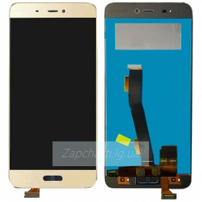 Дисплей для  Xiaomi Mi5, золотистый, с сенсорным экраном