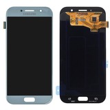 Дисплей для Samsung A720F Galaxy A7 (2017) 5,5"+ тачскрин (голубой) (copy LCD с регулир. подсв)