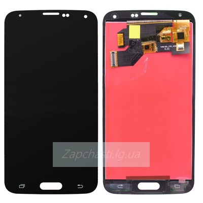 Дисплей для Samsung G900 Galaxy S5 + тачскрин (черный) (OLED LCD)