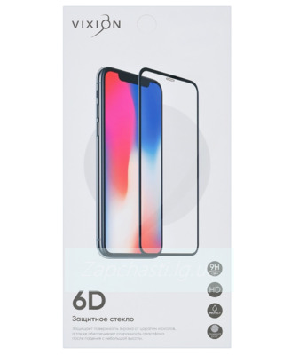 Защитное стекло 3D для Xiaomi Redmi 7 (черный) (VIXION)