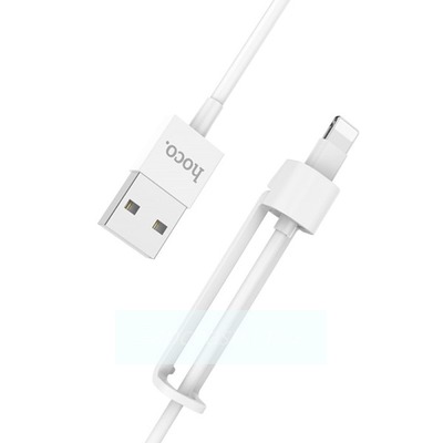 Кабель USB HOCO (X31) для iPhone Lightning 8 pin (1м) (белый)