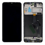 Дисплей для Samsung A105F Galaxy A10 в рамке + тачскрин (черный) ORIG 100% (Russian version)