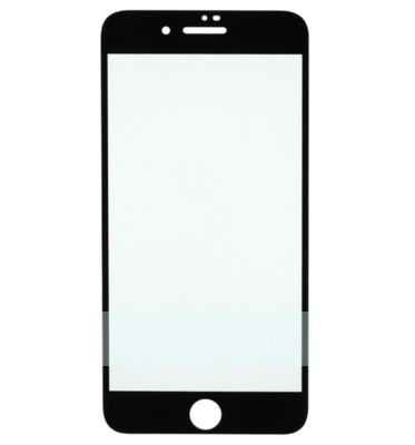 Защитное стекло Оптима для iPhone 7 Plus/8 Plus (Закалённое, полное покрытие) Черное
