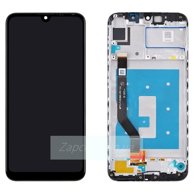Дисплей для Huawei Y7 Prime 2019/Y7 Pro 2019 (DUB-LX1) в рамке + тачскрин (черный) (100% LCD)