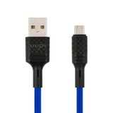 Кабель USB VIXION (K27m) microUSB (1м) (синий)