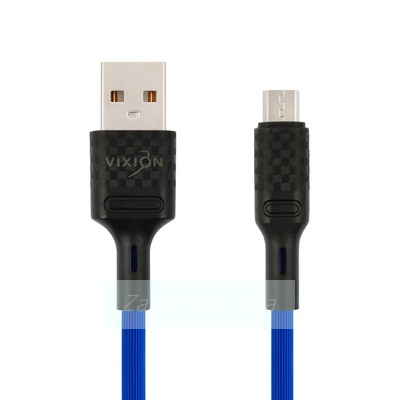 Кабель USB VIXION (K27m) microUSB (1м) (синий)