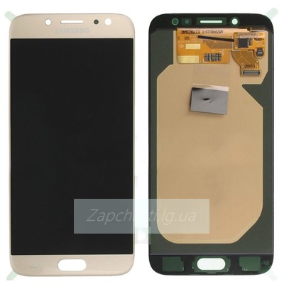 Дисплей для Samsung A720F Galaxy A7 (2017) 5,5"+ тачскрин (золото) (copy LCD с регулир. подсв)