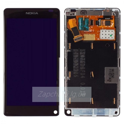 Дисплей для Nokia N9 + тачскрин (черный)