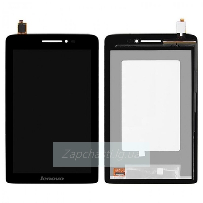 Дисплей для Lenovo S5000 IdeaPad + touchscreen, чёрный, с передней панелью