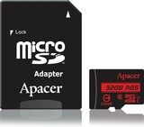 Карта памяти MicroSDHC 32GB Apacer AP32GMCSH10U5-R UHS-I U1 Class 10, R85 c SD адаптер