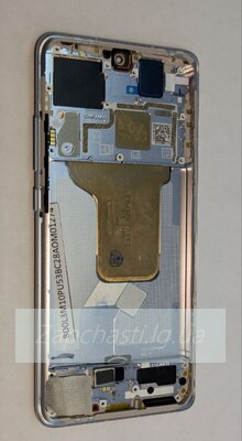 Дисплей для Xiaomi 12/12X (2201123G/2112123AG) в рамке + тачскрин (фиолетовый) ORIG