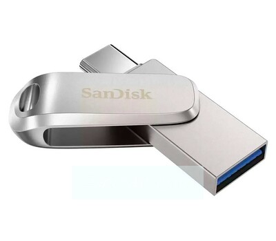 Накопитель USB 3.1 + TypeC 64Gb SanDisk Ultra Dual Drive Luxe (SDDDC4-64G-G46)