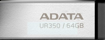 Накопитель USB 3.2 64Gb ADATA UR350 (UR350-64G-RSR/BK) BLACK