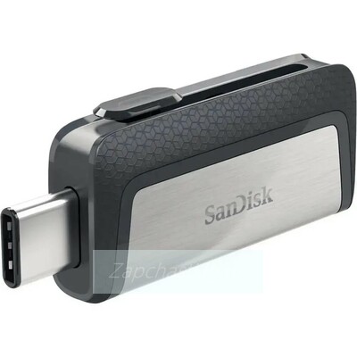 Накопитель USB 3.1 + TypeC 128Gb SanDisk Ultra Dual Drive (SDDDC2-128G-G46)