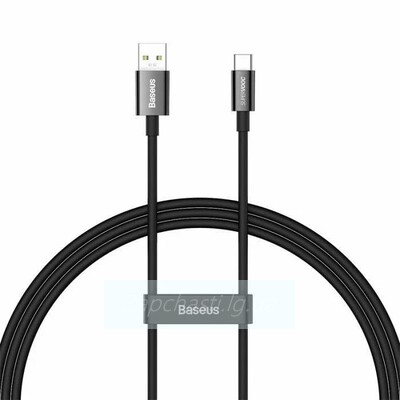 Кабель USB Baseus Superior Series (SUPERVOOC) Fast Charging Type-C 65W (1м) (черный) (CAYS000901)