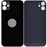 Задняя крышка для iPhone 11 Черный (широкий вырез под камеру) ORIG