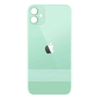 Задняя крышка для iPhone 11 Зеленый (широкий вырез под камеру) ORIG