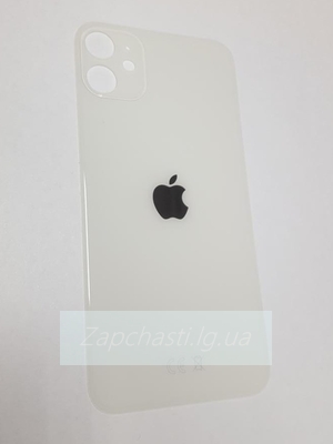 Задняя крышка для iPhone 11 Белый (широкий вырез под камеру) ORIG