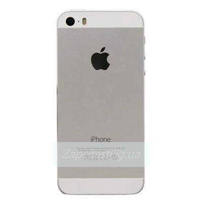 Задняя крышка для iPhone 5S (серебро) класс A