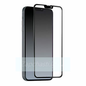 Защитное стекло Премиум для iPhone 13 Mini Черное (Закалённое+, полное покрытие)