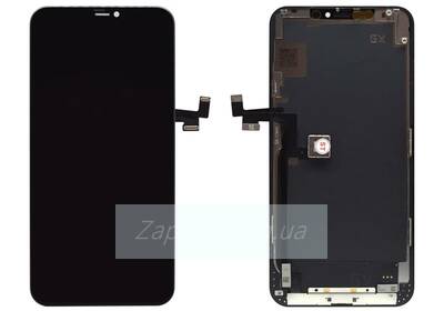 Дисплей для iPhone 11 Pro Max + тачскрин черный с рамкой (OLED LCD)