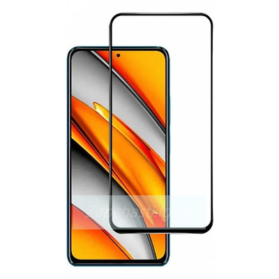 Защитное стекло Полное покрытие для Xiaomi Poco F3 Черное