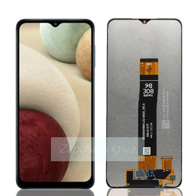 Дисплей для Samsung A127F Galaxy A12s + тачскрин (черный) 100%