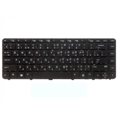 Клавиатура для ноутбука HP Probook 430 G3, 430 G4, 440 G3, 445 G3, 440 G4, черная с рамкой, гор. Enter